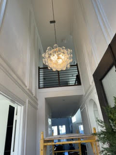 Freshly renovated two-story home interior completed by Keep n Buzy